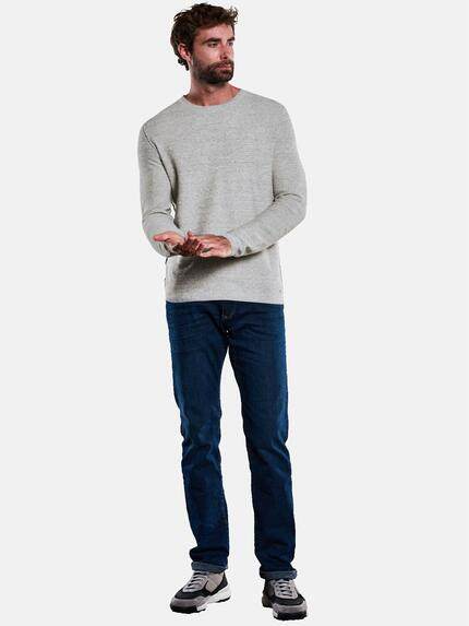 engbers Herren Pullover meliert Silbergrau 33454 engbers Herren Pullover meliert Silbergrau 33454