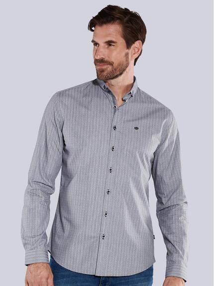 engbers Herren Langarm-Hemd slim fit Grau 35792 engbers Herren Langarm-Hemd slim fit Grau 35792