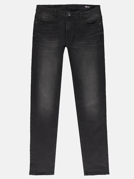 engbers Herren Jeans 5-Pocket Superstretch Schwarz 31449