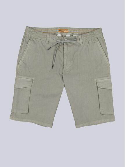 emilio adani Herren Cargo-Bermuda mit Tunnelzug Grün 39005 emilio adani Herren Cargo-Bermuda mit Tunnelzug Grün 39005
