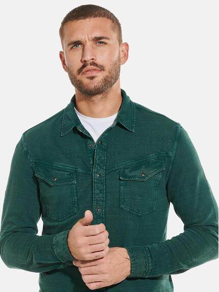 emilio adani Herren Polo-Shirt langarm Türkis 32295 emilio adani Herren Polo-Shirt langarm Türkis 32295