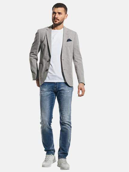 emilio adani Herren Freizeit-Sakko slim fit Beige 30642 emilio adani Herren Freizeit-Sakko slim fit Beige 30642