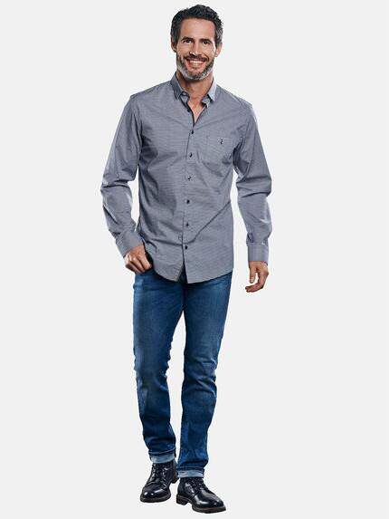engbers Herren Hemd langarm Blau 30874 engbers Herren Hemd langarm Blau 30874