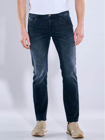 engbers Herren Super-Stretch-Jeans regular Blau 38651