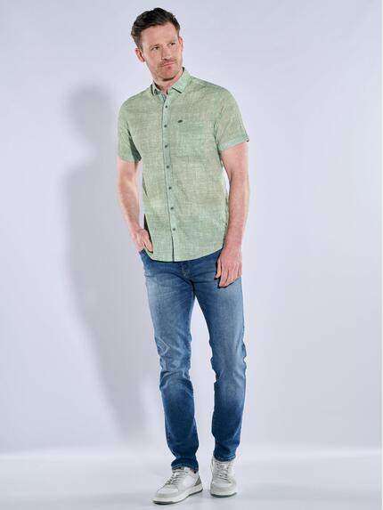 engbers Herren Kurzarm-Hemd strukturiert Hellgruen 39030 engbers Herren Kurzarm-Hemd strukturiert Hellgruen 39030