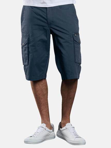 emilio adani Modische Bermuda mit sportiven Details Marineblau