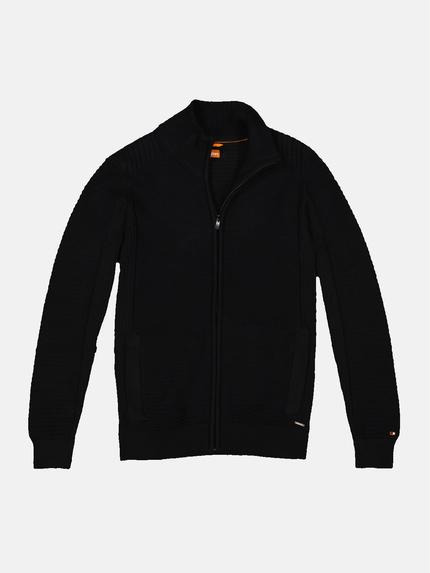 emilio adani Herren Cardigan strukturiert Schwarz 34083 emilio adani Herren Cardigan strukturiert Schwarz 34083