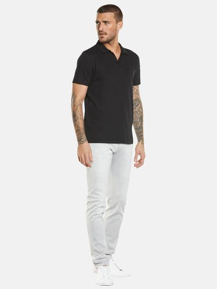 emilio adani Herren Polo-Shirt mit Leinenanteil Schwarz 34512 emilio adani Herren Polo-Shirt mit Leinenanteil Schwarz 34512