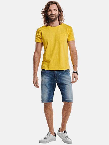 emilio adani Herren modisches T-Shirt Gelb 27263 emilio adani Herren modisches T-Shirt Gelb 27263