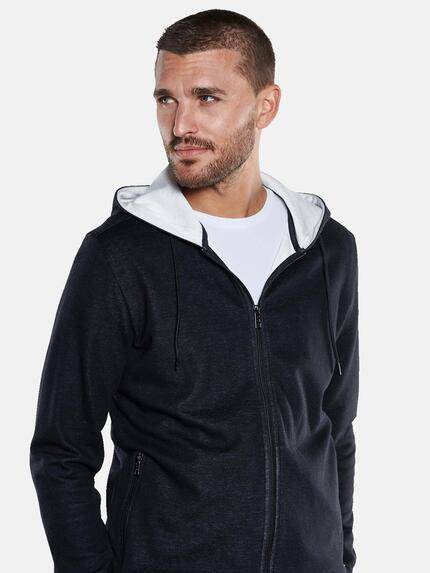 emilio adani Herren Sweatjacke uni Grau 33744