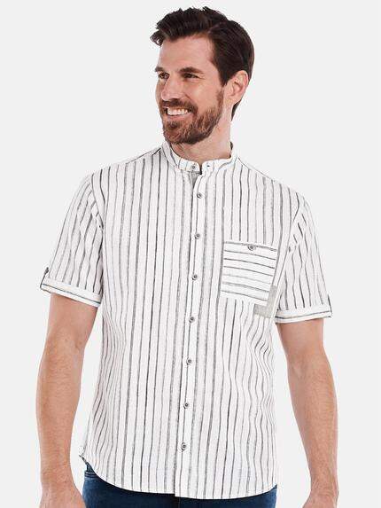 engbers Herren Kurzarm-Hemd gestreift Braunbeige 34943 engbers Herren Kurzarm-Hemd gestreift Braunbeige 34943