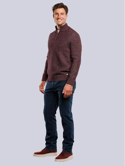 engbers Herren Pullover Polokragen Karminrot 33850 engbers Herren Pullover Polokragen Karminrot 33850
