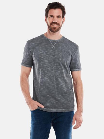 engbers T-Shirt meliert Saphirblau