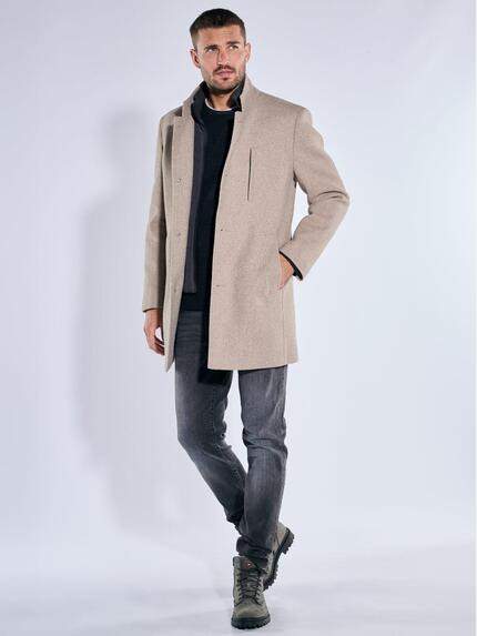 emilio adani Herren Mantel mit heraustrennbarem Inlet Hellbraun 39388 emilio adani Herren Mantel mit heraustrennbarem Inlet Hellbraun 39388