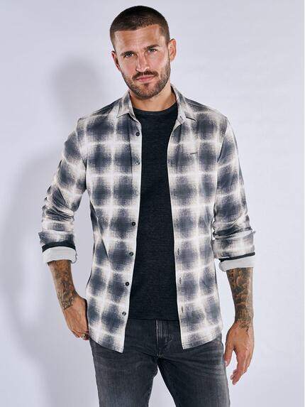 emilio adani Overshirt slim fit Sand
