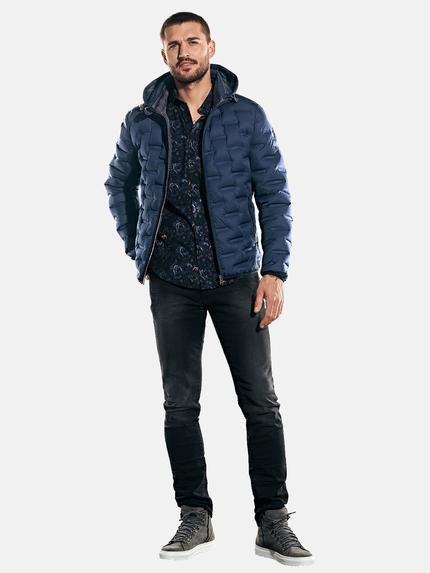 emilio adani Herren Jacke in neuer Steppoptik Blau 31860 emilio adani Herren Jacke in neuer Steppoptik Blau 31860