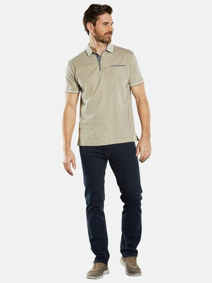 engbers Herren Polo-Shirt meliert Weiß 34534 engbers Herren Polo-Shirt meliert Weiß 34534