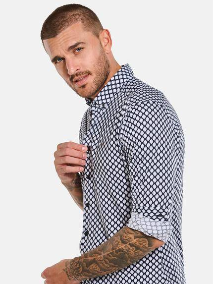 emilio adani Herren Langarm-Hemd gemustert Schwarz 34145 emilio adani Herren Langarm-Hemd gemustert Schwarz 34145