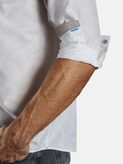 ENGBERS GERMANY Herren Langarm-Hemd strukturiert Weiß 34684 ENGBERS GERMANY Herren Langarm-Hemd strukturiert Weiß 34684