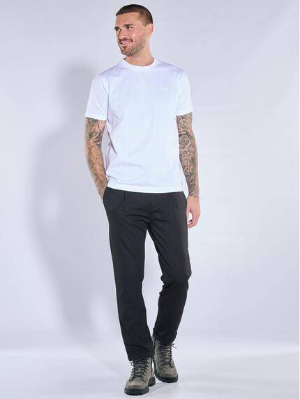 emilio adani Herren Chino regular Schwarz 39881