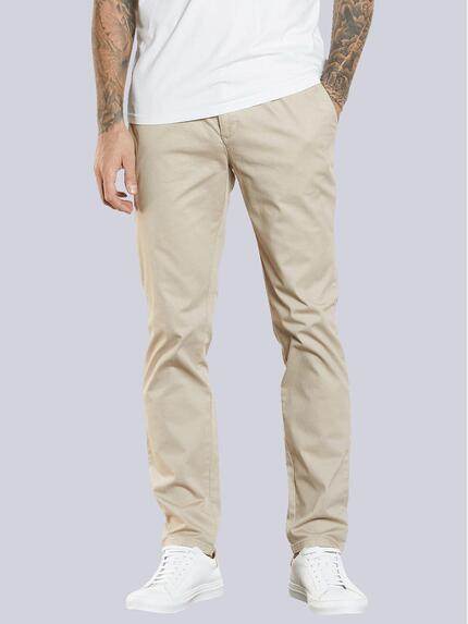 emilio adani Chino slim fit Sand