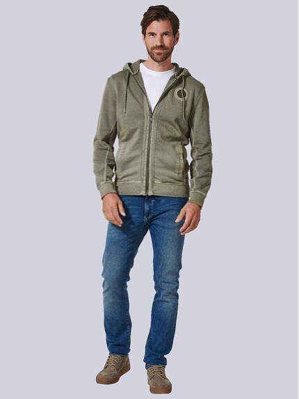 engbers Herren Sweatjacke mit Kapuze Braun 35316 engbers Herren Sweatjacke mit Kapuze Braun 35316