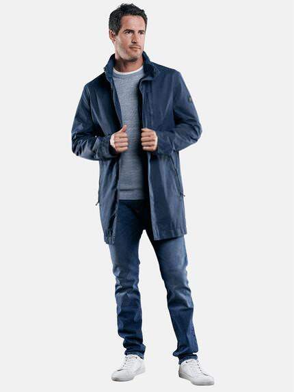 engbers Herren Kerniger Kurzmantel Blau 29127 engbers Herren Kerniger Kurzmantel Blau 29127