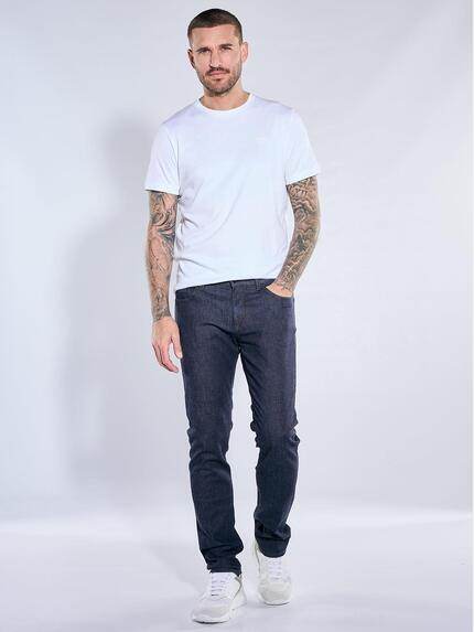 emilio adani Herren Jeans mit dunkler Waschung Marineblau 40599