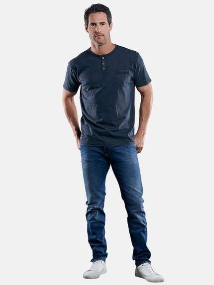 engbers Herren Henley T-Shirt Saphirblau 29221 engbers Herren Henley T-Shirt Saphirblau 29221