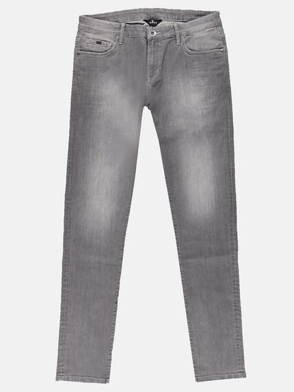 engbers Herren Jeans mit coolen Knittereffekten Dunkelgrau 30214 engbers Herren Jeans mit coolen Knittereffekten Dunkelgrau 30214