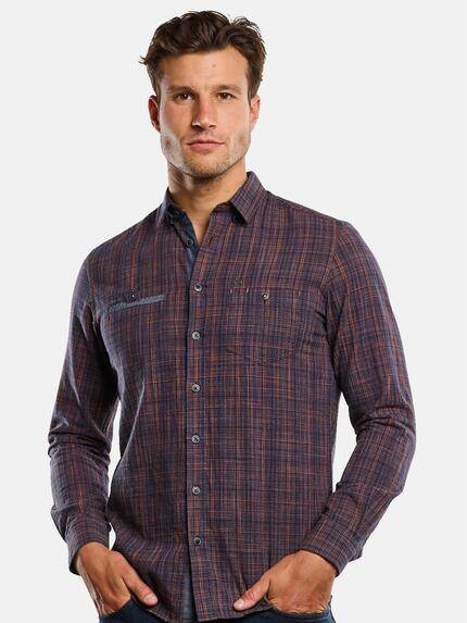 engbers Herren Langarm-Hemd kariert Dunkelorange 33638 engbers Herren Langarm-Hemd kariert Dunkelorange 33638