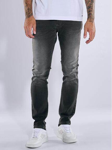 emilio adani Herren Super-Stretch-Jeans slim fit Grau 37554