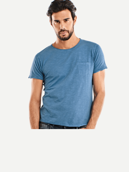 emilio adani T-Shirt "My Favorite" Wasserblau