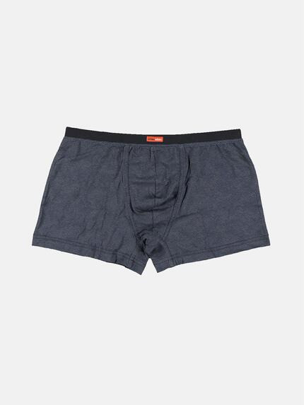 emilio adani Formbeständige Boxershorts mit stylischem Muster Saphirblau
