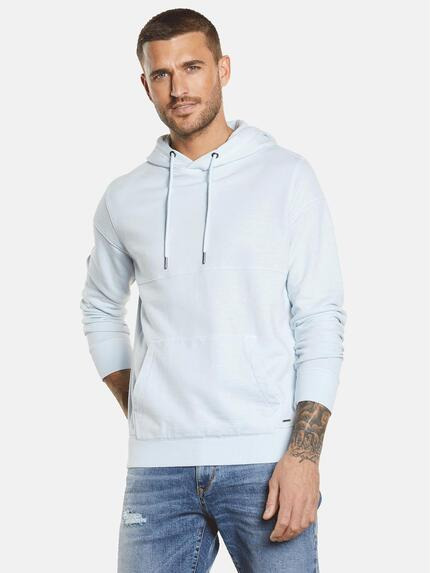 emilio adani Sweatshirt mit Kapuze Hellblau