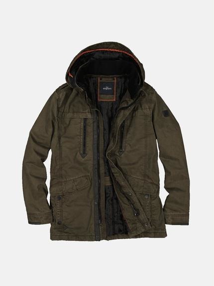 engbers Jacke mit abnehmbarer Kapuze Oliv