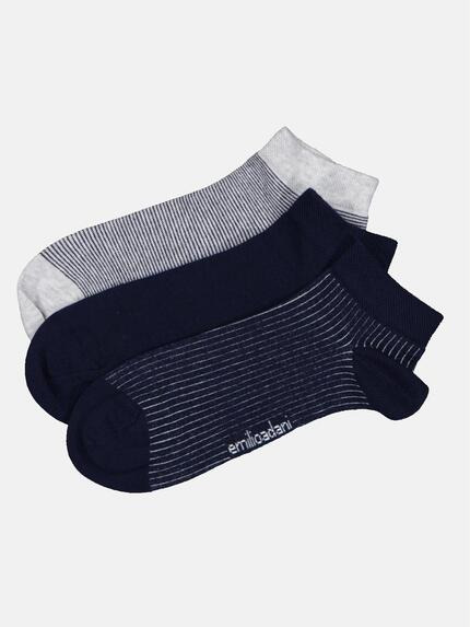 emilio adani Sneakersocken 3er Pack Marineblau