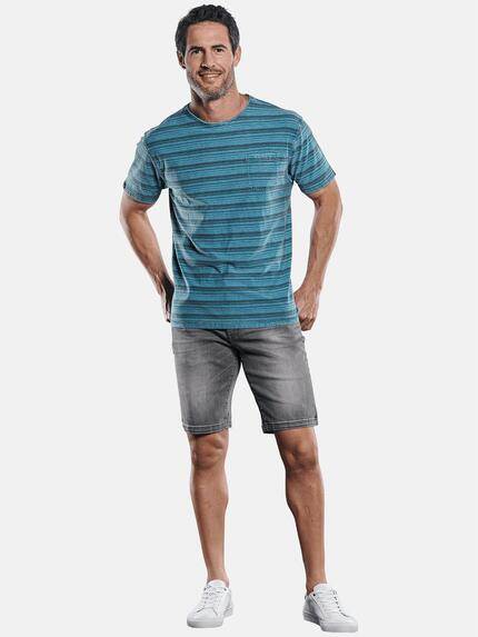 engbers Herren Im Stück gefärbtes Rundhals T-Shirt mit Brusttasche Brilliantblau 29792 engbers Herren Im Stück gefärbtes Rundhals T-Shirt mit Brusttasche Brilliantblau 29792