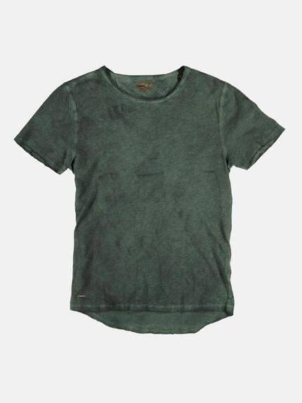 emilio adani Herren Rundhals T-Shirt Grün 25221 emilio adani Herren Rundhals T-Shirt Grün 25221
