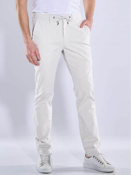 ENGBERS GERMANY Herren Chino mit Tunnelzug Beige 38748 ENGBERS GERMANY Herren Chino mit Tunnelzug Beige 38748