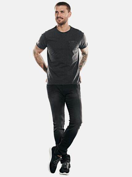 emilio adani Herren T-Shirt rundhals Anthrazit 31779