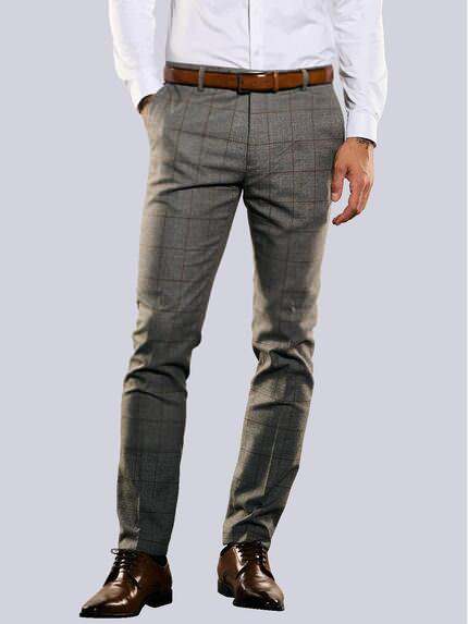 emilio adani Anzug-Hose slim fit Hellbraun