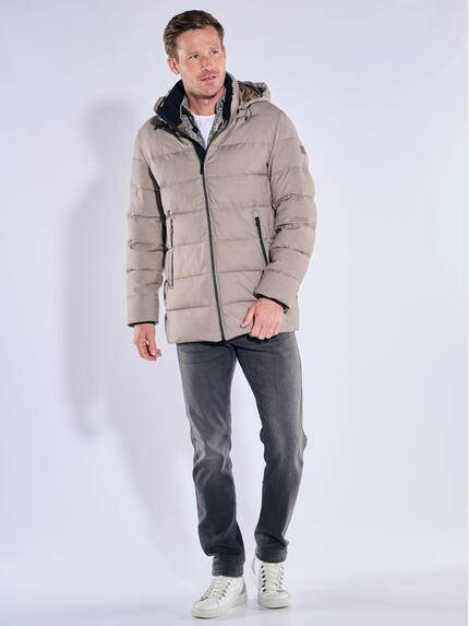 ENGBERS GERMANY Herren Jacke mit Funktionsdetails und innovativer Steppung Beige 39359 ENGBERS GERMANY Herren Jacke mit Funktionsdetails und innovativer Steppung Beige 39359
