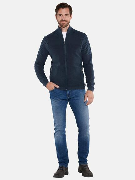 engbers Herren Cardigan regular Blau 35618 engbers Herren Cardigan regular Blau 35618