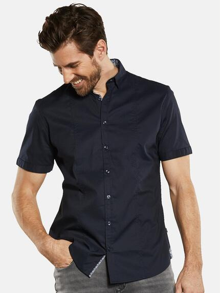 engbers Herren Kurzarm-Hemd "My Favorite" Blau 34372 engbers Herren Kurzarm-Hemd "My Favorite" Blau 34372