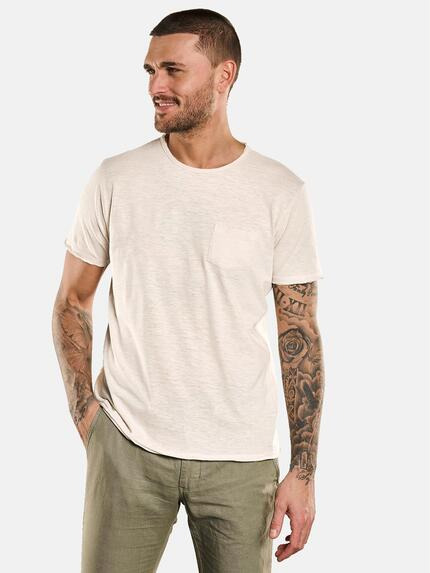 emilio adani Basic-Shirt aus Leinenmix Beige