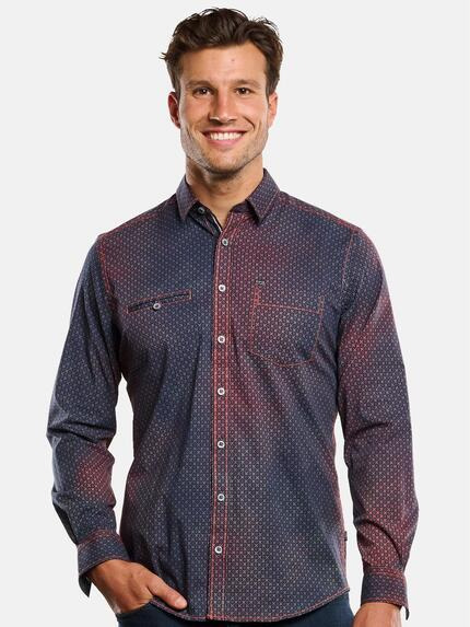 engbers Herren Hemd langarm Blutorange 34151 engbers Herren Hemd langarm Blutorange 34151