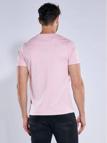 emilio adani Herren T-Shirt uni Rosa 39167 emilio adani Herren T-Shirt uni Rosa 39167