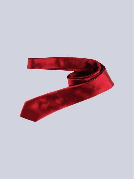 engbers Herren Krawatte uni Feuerrot 32952