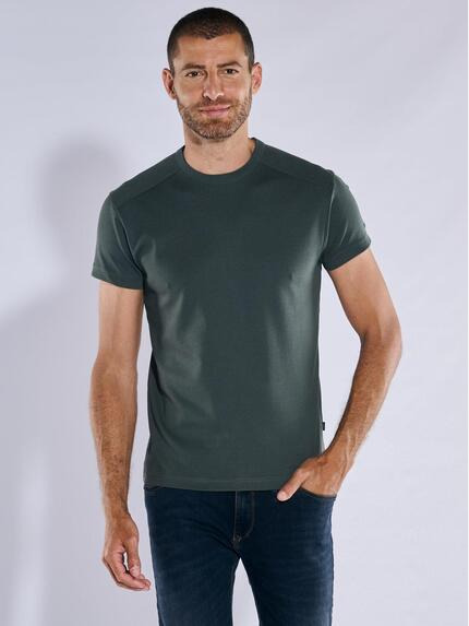 engbers Basic-Shirt "My Favorite" organic Petrolgruen